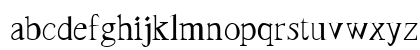 Frank Regular Lowercase Preview