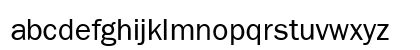 Franklin Gothic Light SSi Light Lowercase Preview