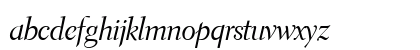 Electra LT Display Italic Preview