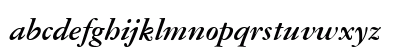 AmeriGarmnd BT Bold Italic Lowercase Preview