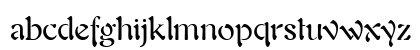 Freedom 9 Normal Lowercase Preview