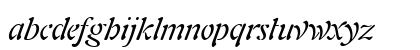 Freeform-721 HU Italic Lowercase Preview