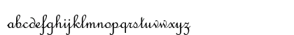 French Script MT Regular Lowercase Preview