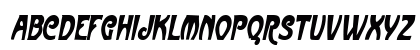 FrenchBeanCondensed Oblique Lowercase Preview