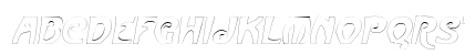 FrenchBeanOutline Oblique Lowercase Preview