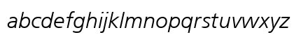 FrontPageLH Italic Lowercase Preview