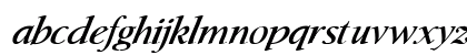 Frost 1 Italic Lowercase Preview