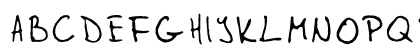 mikfont Regular Lowercase Preview