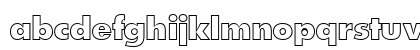 FunctionTwoOutlineExtrabold Regular Lowercase Preview