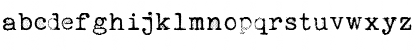 Orange Typewriter Normal Font