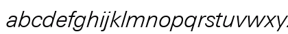 LTUnivers Italic Preview