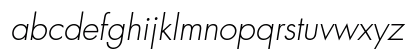 Futura LT LightOblique Preview