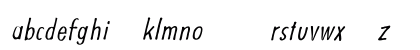 Futuramano Condensed Light Italic Preview