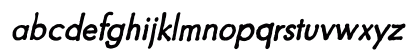 Futuramano Plain Italic Preview