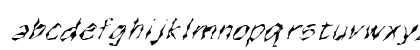 FZ WACKY 15 ITALIC Normal Lowercase Preview