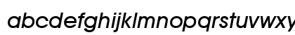 Geometrical-A861 Italic Lowercase Preview