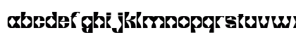 Gaincero Regular Lowercase Preview