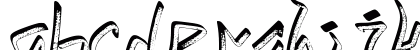 Galaxy Power Regular Lowercase Preview