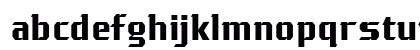 Gamer Regular Lowercase Preview