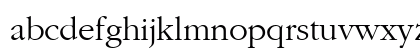 Garamond Light SSi Light Lowercase Preview