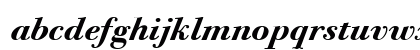 BodoniTweITCBoo Bold Italic Lowercase Preview