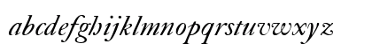 FCaslon 30 ITC Italic Lowercase Preview