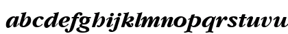 Garnet fed kursiv Lowercase Preview