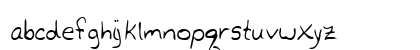 GarysHand Regular Lowercase Preview