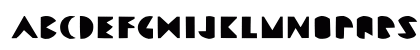 Gayacos Primaria Bastarda Regular Lowercase Preview