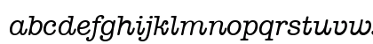 AmTypewriterMdITC Medium Italic Lowercase Preview