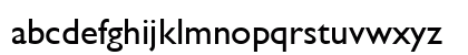 Gentle Regular Lowercase Preview