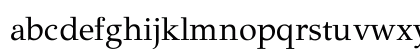 GFS Didot Regular Lowercase Preview