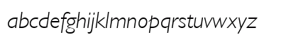 Gill Light SSi Light Italic Lowercase Preview