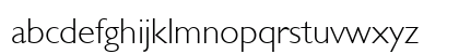 Gill Sans Light Regular Lowercase Preview