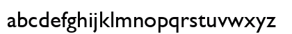 Gill Sans Regular Lowercase Preview