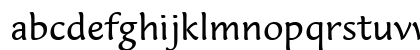 Lucida Casual Regular Lowercase Preview