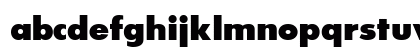 Glasnost Extra Bold Lowercase Preview