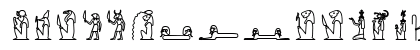 GlyphExtLibU Bold Lowercase Preview