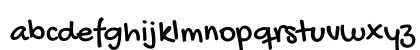 Gochi Hand Regular Lowercase Preview