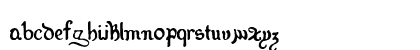 Goldilocks Regular Lowercase Preview