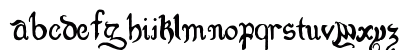 Goldilocks_Reprised Regular Lowercase Preview