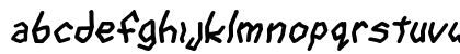 goon spectre TBS Bold Italic Lowercase Preview