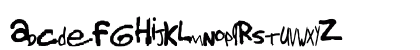 NewUnicodeFont Regular Lowercase Preview
