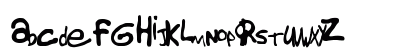 Gorillaz1 Regular Lowercase Preview
