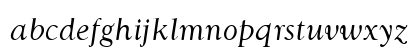 GoudyWtcT Italic Lowercase Preview
