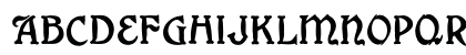 Grange Regular Lowercase Preview