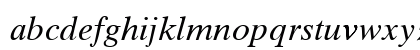 Greco Ten SSi Italic Lowercase Preview