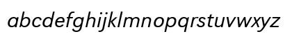URWGrotesk Italic Lowercase Preview