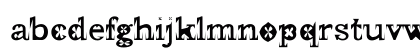 Bookman Old Style Regular Lowercase Preview