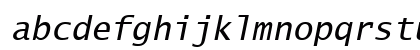 Lucida Sans Typewriter Oblique Preview